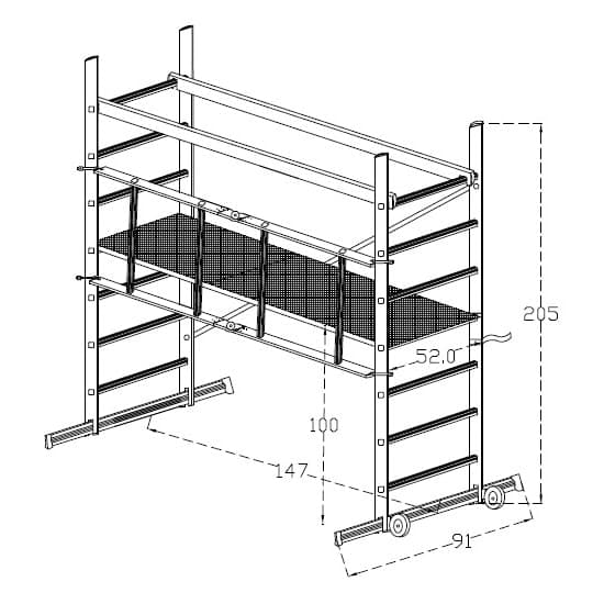 Foldy Tower – Platform 1.0 M – thumbnail 5