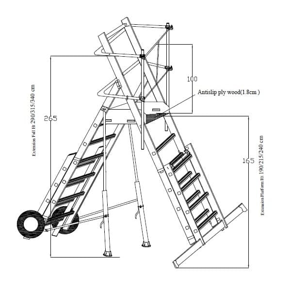 Telescopic Platform Ladder – thumbnail 7