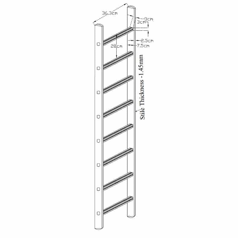 Straight Ladder (Heavy-Duty) – thumbnail 7