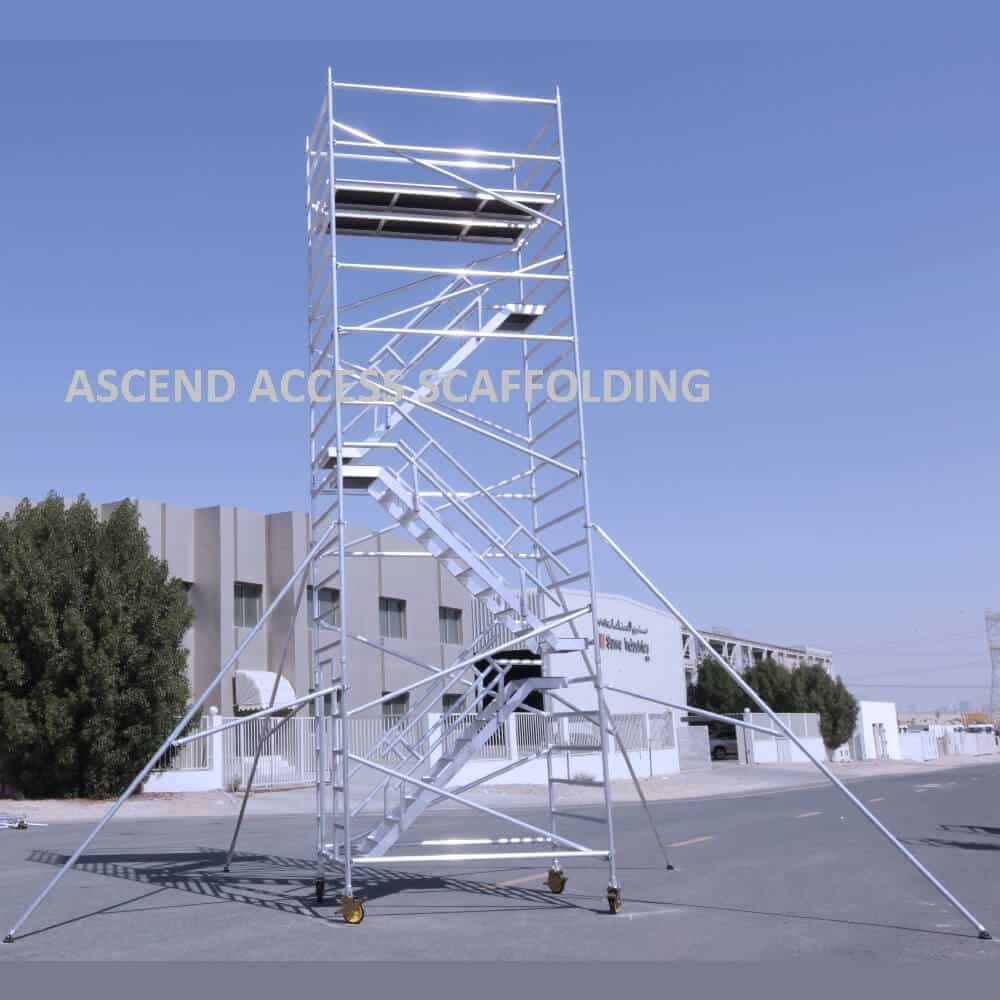 Double Width (140 cm x 255 cm) Stairway Tower – Platform 9.0 m – thumbnail 9