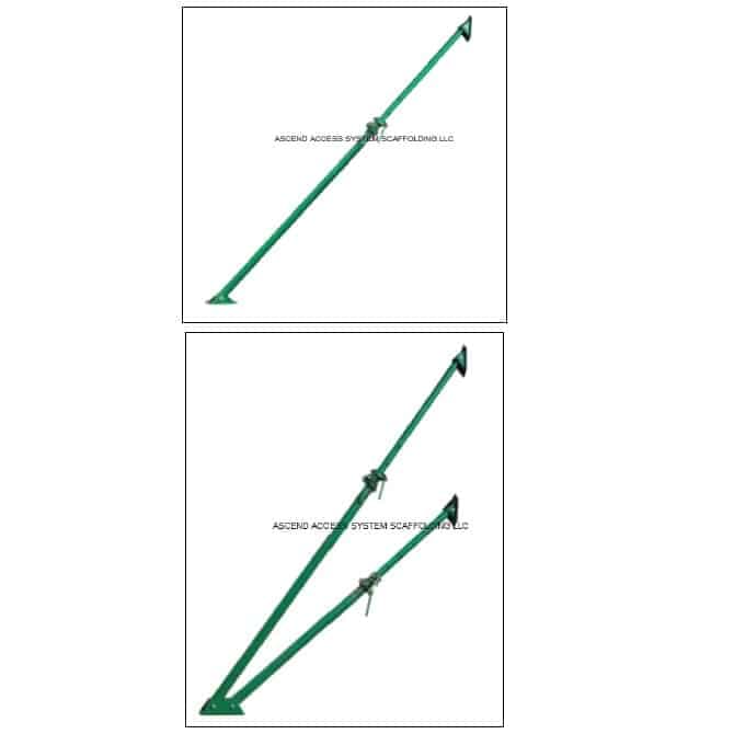 Single & Double Push-Pull Props – Cuplock System supplier in UAE
