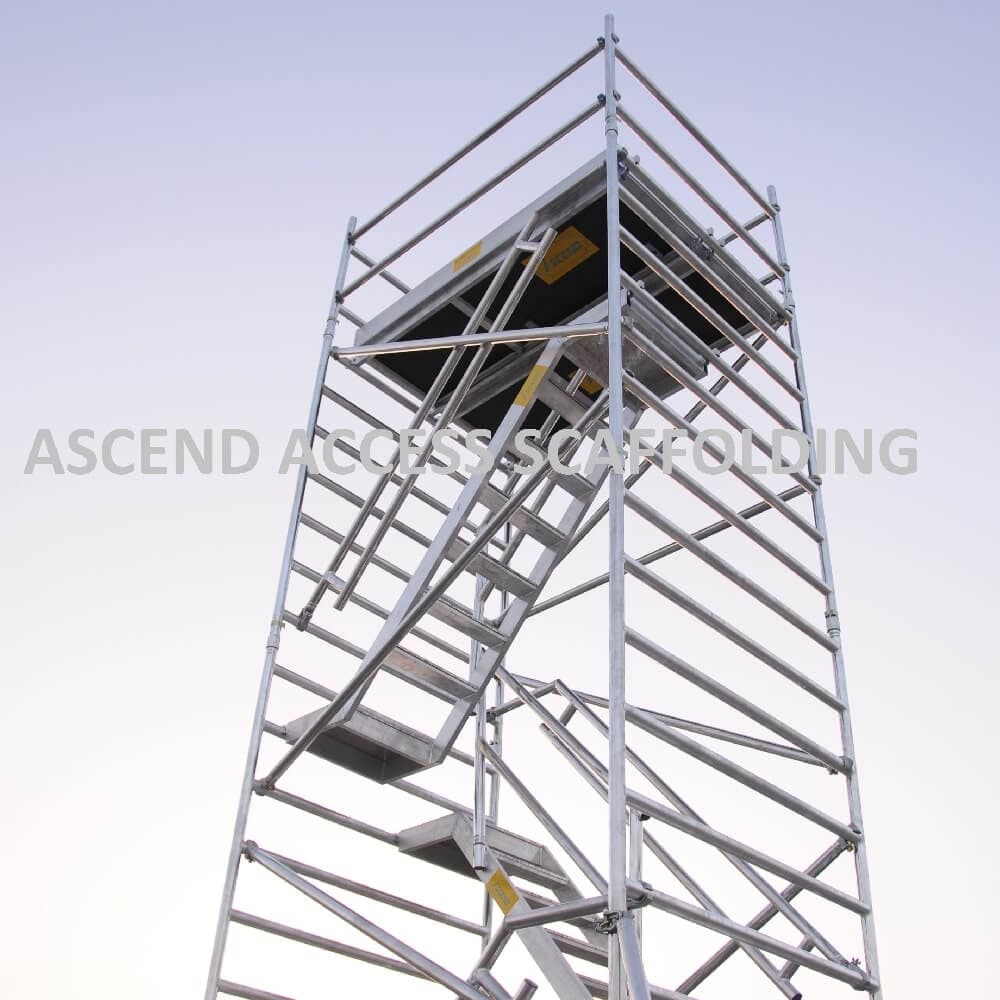 Double Width (140 cm x 255 cm) Stairway Tower – Platform 12.5 m – thumbnail 11
