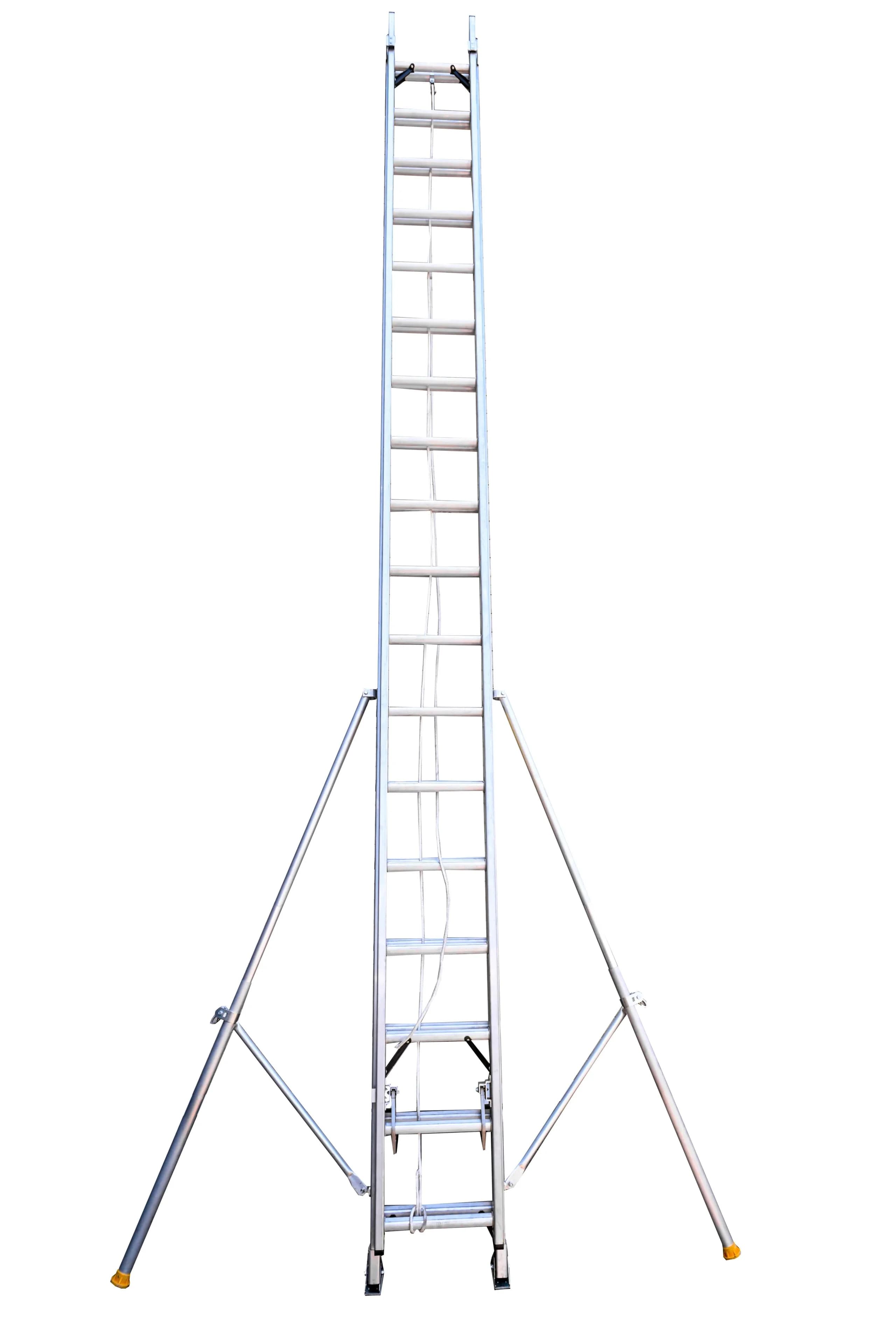 Aluminium extension ladder Dubai – closed position for transport