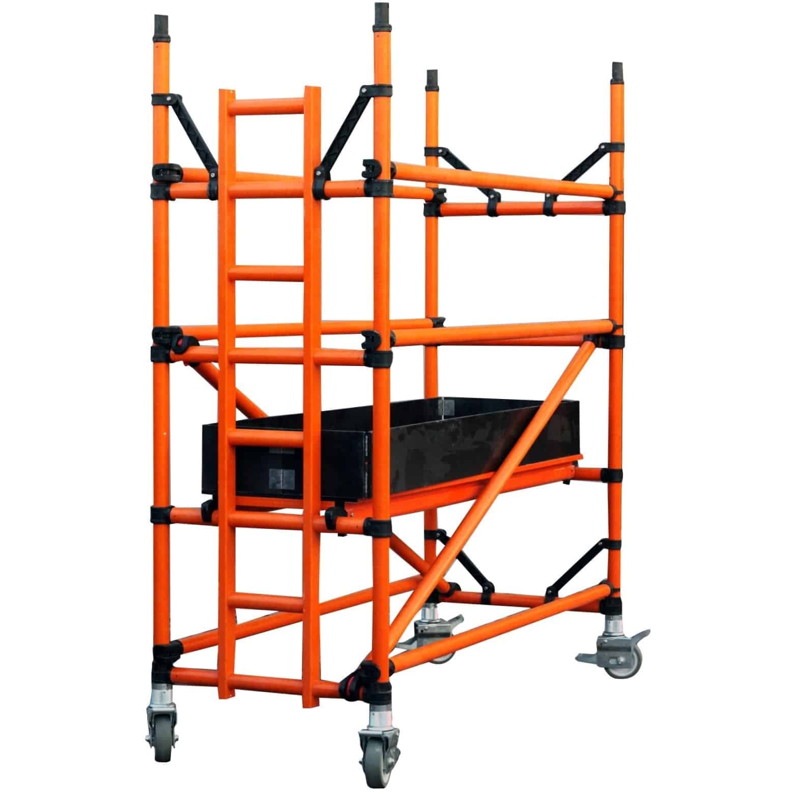 Fiberglass Tower – Narrow Width (80 cm x 210 cm) – Platform 1.0 m – Scaffolding supplier in UAE