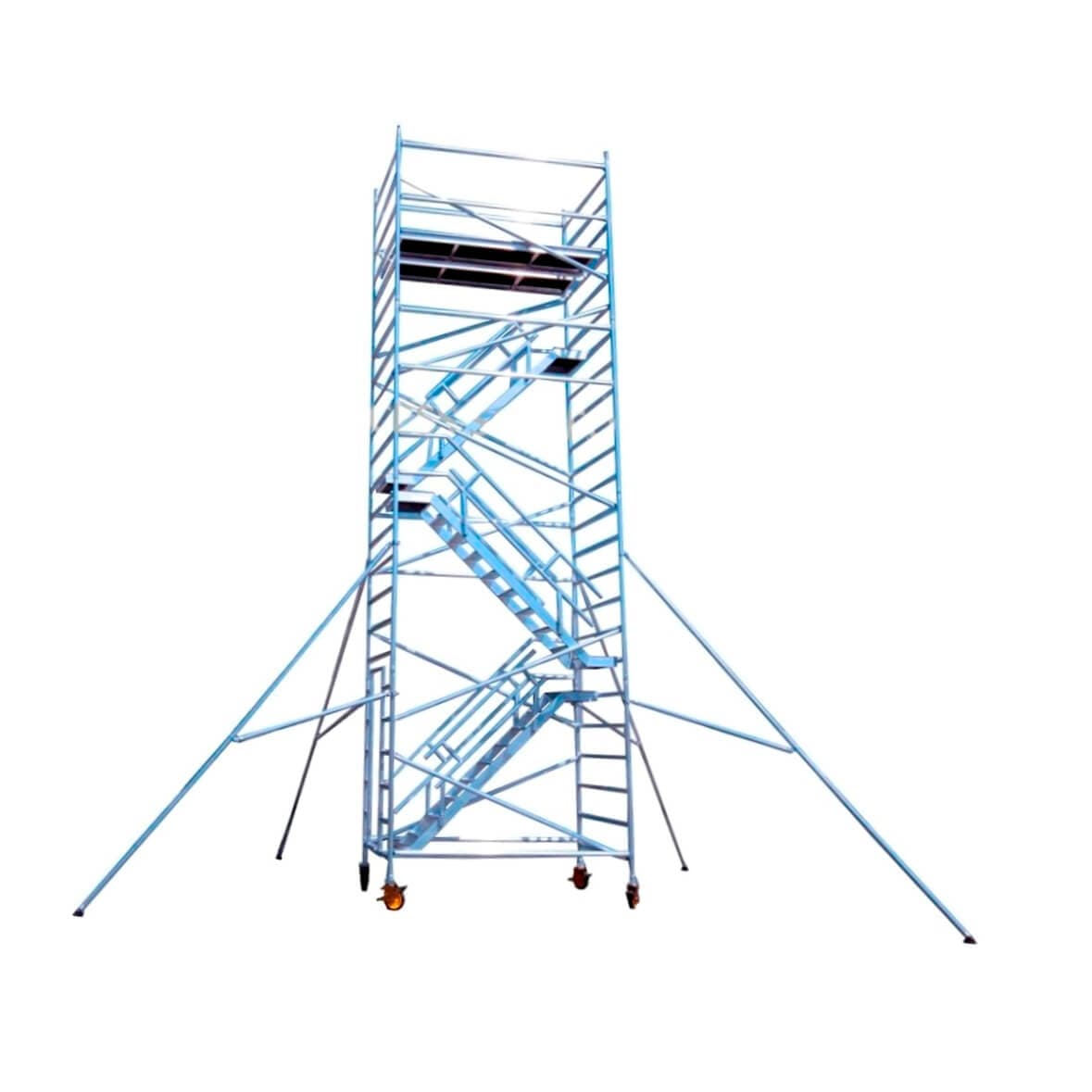 Double Width (140 cm x 255 cm) Stairway Tower – Platform 10.5 m – Scaffolding supplier in UAE