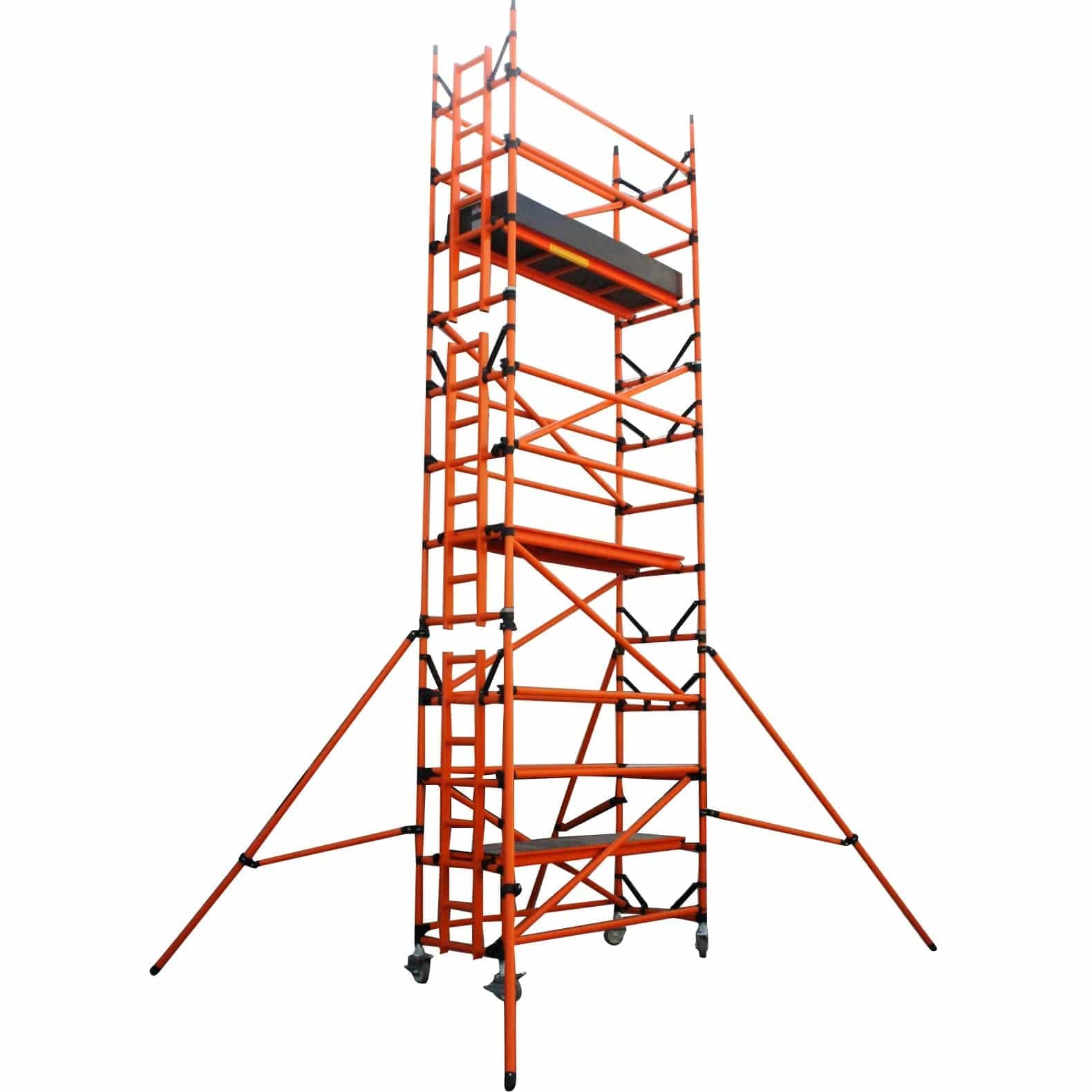 Fiberglass Tower – Narrow Width (80 cm x 210 cm) – Platform 4.5 m – Scaffolding supplier in UAE