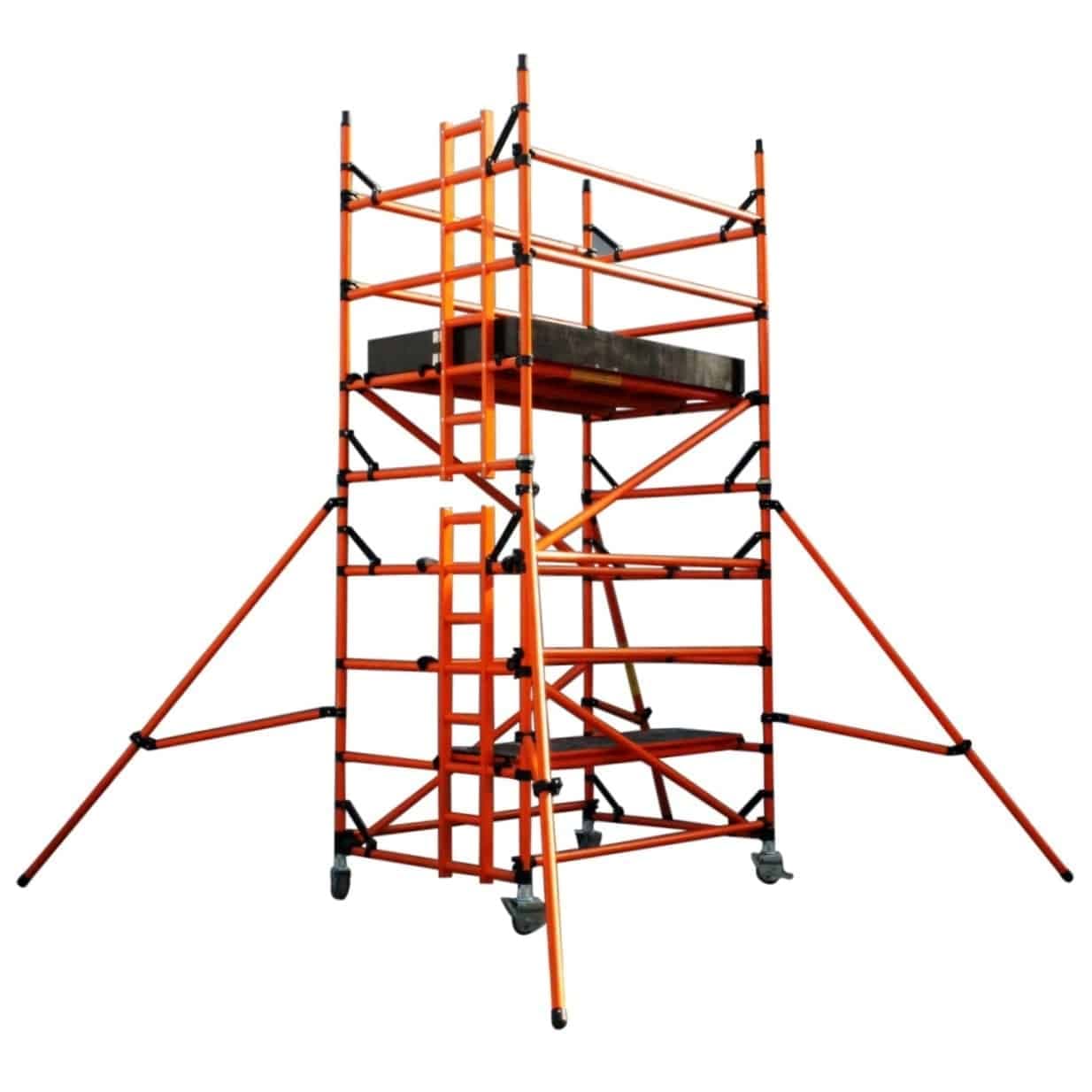Fiberglass Tower – Double Width (141 cm x 210 cm) – Platform 2.5 m – Scaffolding supplier in UAE