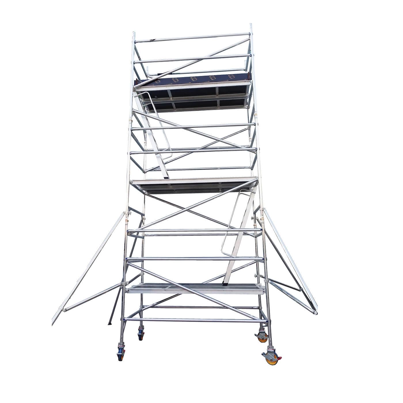 Double Width (140 cm x 255 cm) Inclined Ladder – Platform 7.0 m – Scaffolding supplier in UAE