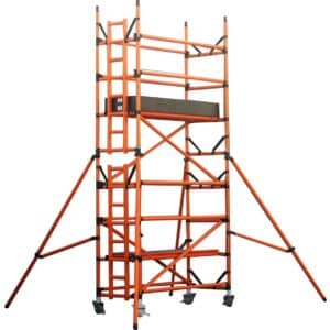 Fiberglass Tower – Narrow Width (80 cm x 210 cm) – Platform 2.5 m